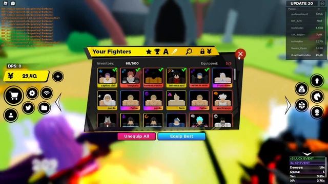 ANIME FIGHTERS ATUALIZOU E TROUXE Re:ZERO!! - Roblox смотреть онлайн