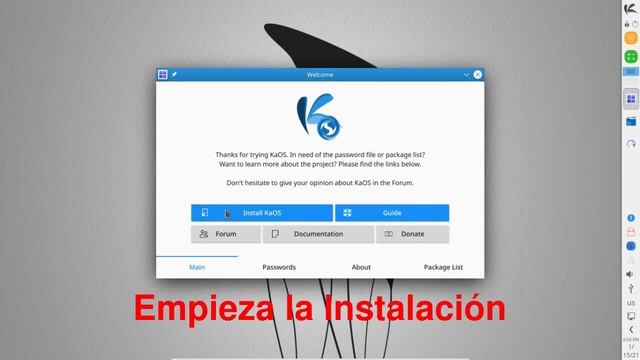 KaOS Linux [enfocada exclusivamente en Qt y KDE] [V123] смотреть онлайн