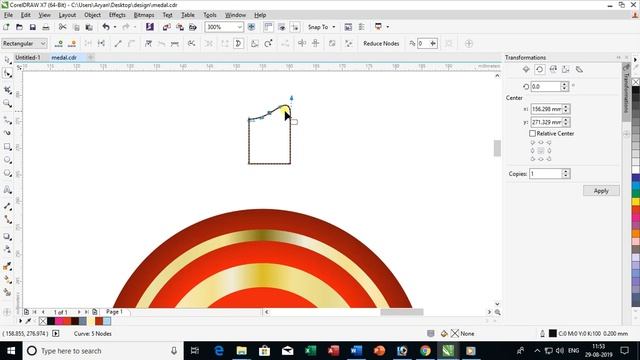How to Create Medal in Corel Draw - c for computer смотреть онлайн