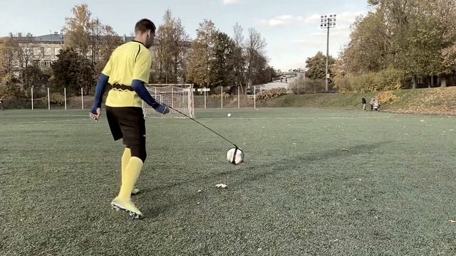 Футбольный тренажер Penalty Cross - мяч на резинке - лучшие моменты) короткая версия. смотреть онлайн