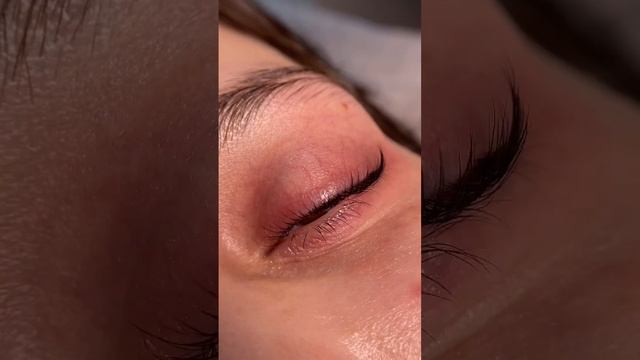 Ламинирование на коротких ресницах. Больше работ в моем Инстаграм: @nature.brows смотреть онлайн