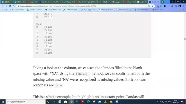 the practical approach of detecting and replacing missing values using pandas in python смотреть онлайн