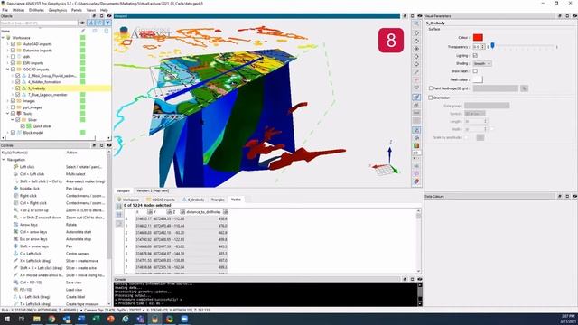 Advanced block model and drillhole visualization - Geoscience ANALYST #freesoftware #3D смотреть онлайн