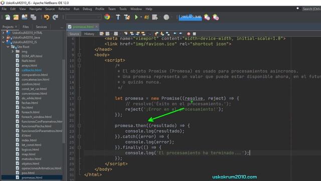 Promesas (Promises) en JavaScript ✅ | Procesamiento Asíncrono en JavaScript | Curso JavaScript # 38 смотреть онлайн