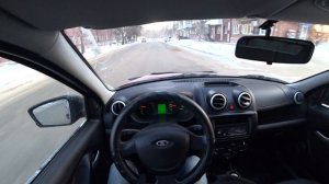 ЕДУ НА КРАСИВОЙ ЛАДЕ ГРАНТЕ - ВИД ОТ ПЕРВОГО ЛИЦА