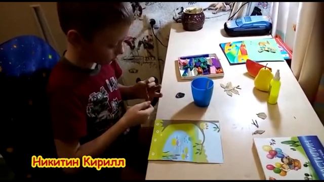 Композиция из листьев-1 (технология)