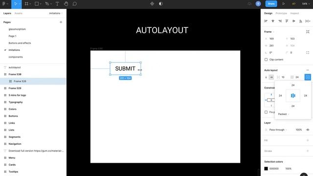 Figma Autolayout Tutorial смотреть онлайн