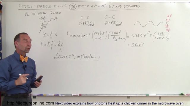 Particle Physics (38 of 41) What is a Photon? 22. UV Rays - How Do We Get Sunburns? смотреть онлайн