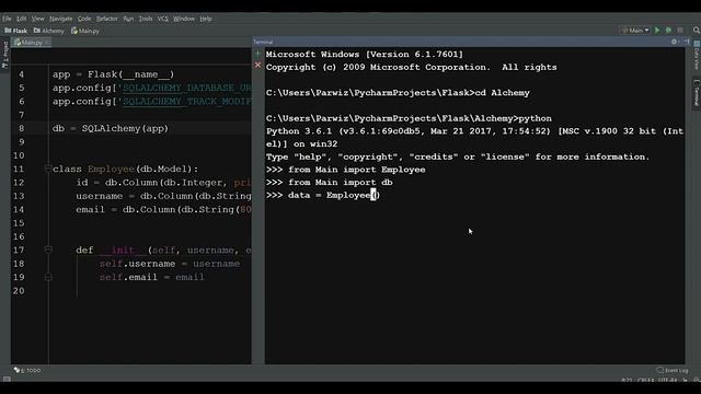 2 Flask SQLAlchemy Inserting Data смотреть онлайн