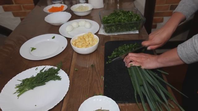 Зеленый борщ Украинский пошаговый рецепт Green borshch step by step recipe смотреть онлайн