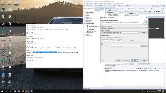 How to convert java program into executable jar смотреть онлайн