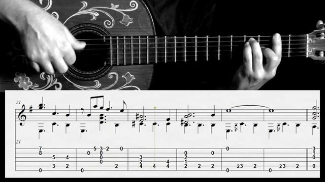 Oblivion (Astor Piazzolla) - Fingerstyle guitar - Arreglo solista con partitura y tablatura смотреть онлайн