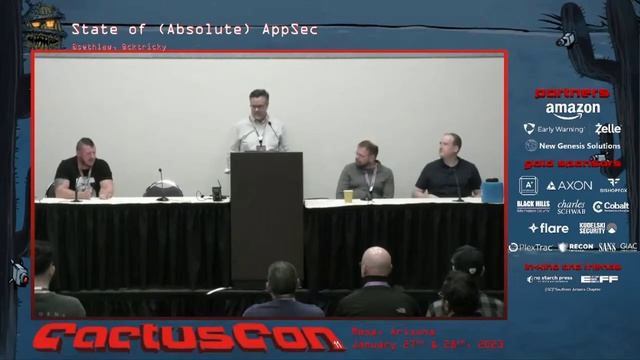 The State of (Absolute) AppSec at CactusCon11 on January 28, 2023 смотреть онлайн