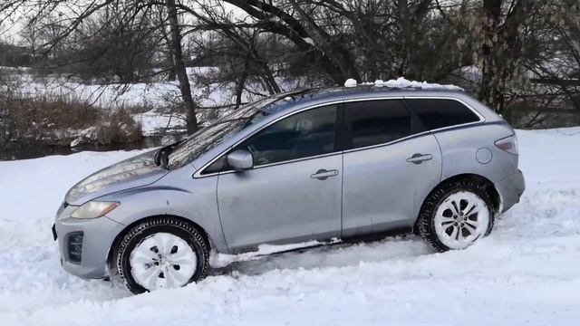 #Mazdacx7 Mazda CX-7 2010 год 2,3 заезд по снегу