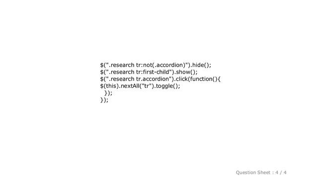 jQuery : jQuery - Accordion Effect on a Table смотреть онлайн