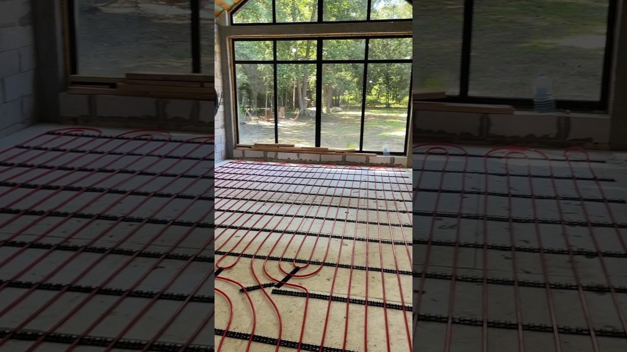 Устройство водяного теплого пола в загородном доме | #дизайнерскийремонт смотреть онлайн