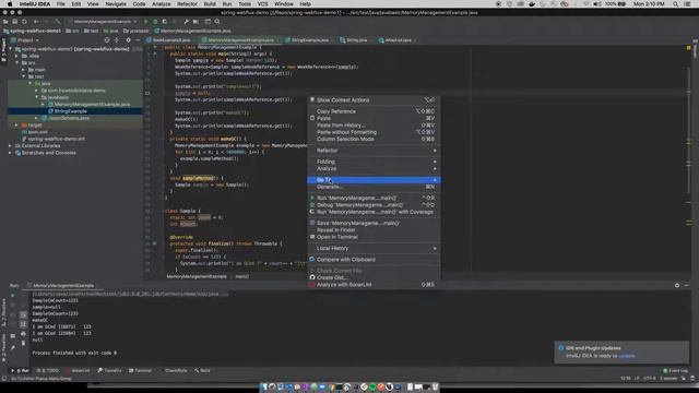 Java Weak Reference Example with Garbage collection thread смотреть онлайн