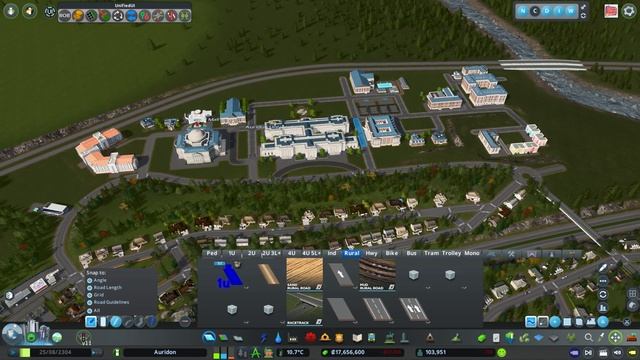 Building A GORGEOUS Campus In Cities Skylines! | Auridon