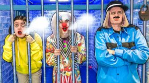 ПОБЕГ из Ледяной Тюрьмы С Клоуном Челлендж