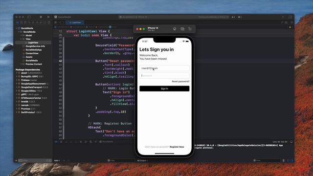 SwiftUI Social Media App - Firebase - Part 1 - Xcode 14 - SwiftUI Tutorials смотреть онлайн