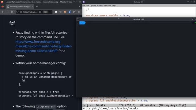 NixOS 49: Ricing the Terminal (zsh/p10k/fzf/shell-genie) смотреть онлайн