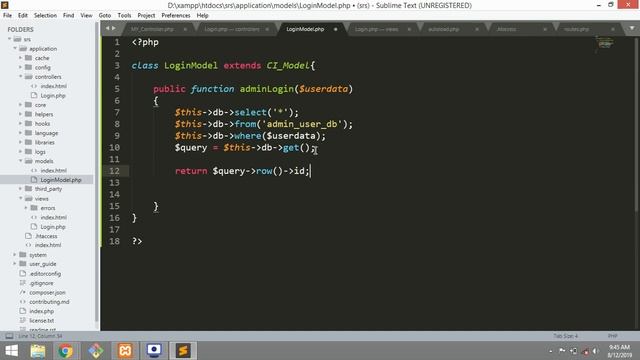 part-3 | CodeIgniter Framework | In Marathi | Creating back-end for Admin Login смотреть онлайн