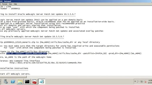 Install Weblogic 11g and Patching 10.3.5.0.7 on Windows Server 2008 R2 смотреть онлайн
