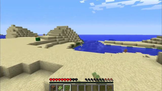 прохождение майнкрафт в пустыне - первое видео 1№ смотреть онлайн