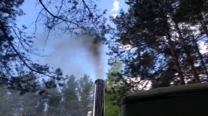 Установил печь в кунге ГАЗ 66