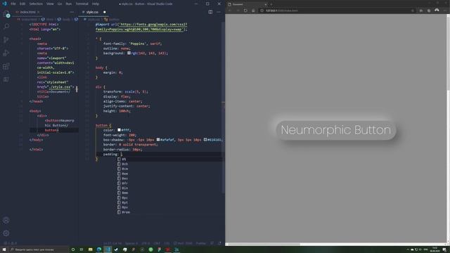Neumorphic Button Tutorial | Pure HTML5 CSS3 смотреть онлайн
