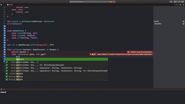 #19 Перечисления в Swift. Swift for beginners смотреть онлайн