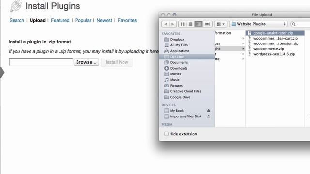 Installing a Wordpress Plugin from a Zip Files смотреть онлайн