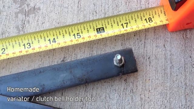 Homemade variator / clutch bell hub holder tool for scooters | MicBergsma смотреть онлайн