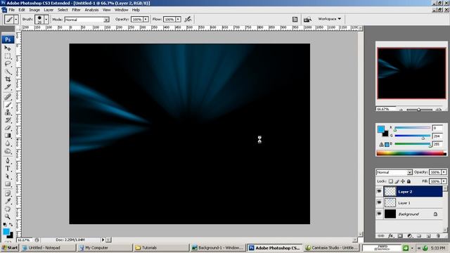 Photoshop Tutorial - How to create abstract background смотреть онлайн