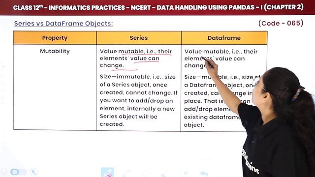 Class 12 Informatics Practices Ch 2|Data Handling in Pandas Full Chapter Explanation-Part 1(Code065 смотреть онлайн