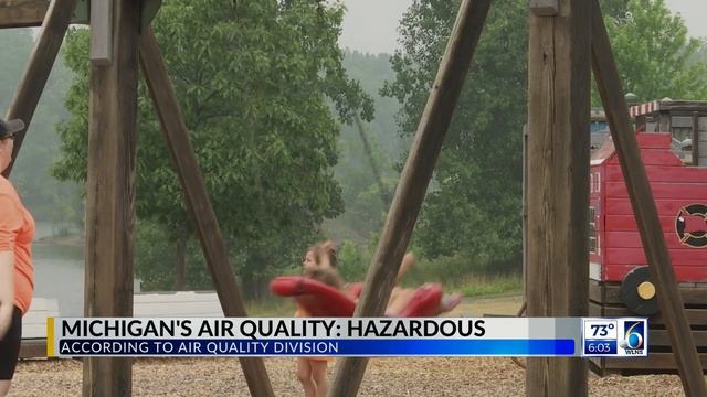 Michiganders react to air quality alert in Michigan смотреть онлайн