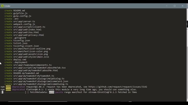 Creating a bot with yo teams смотреть онлайн