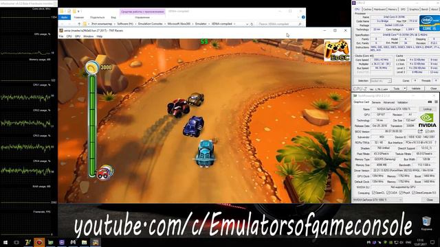 XENIA (XBLA) Xbox 360 Emulator - TNT Racers (2011). Ingame 60FPS. Vulkan #1 смотреть онлайн