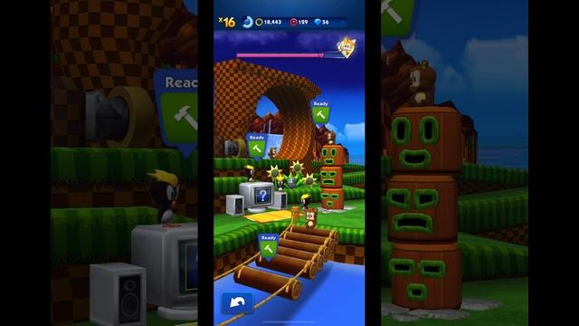 Sonic Dash + gameplay #4(Green Hill zone, Dr Eggman, Zazz boss fights with Charmy & unlocking tails смотреть онлайн