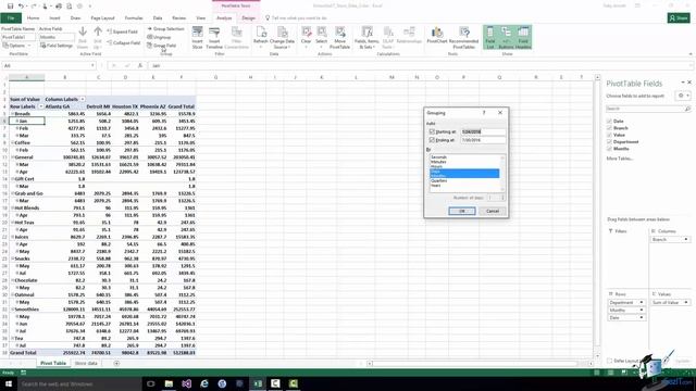 How to Create a Pivot Table in Excel 2016 смотреть онлайн