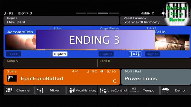 YAMAHA GENOS STYLE - POP - EpicEuroBallad смотреть онлайн