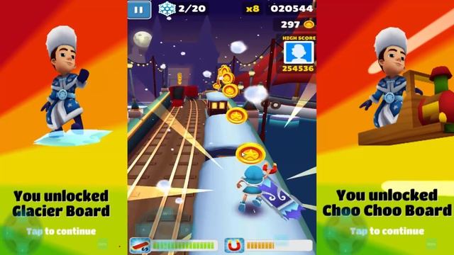 Subway Surf играем Мультик игра Собиратель монет Дед Мороз Наряжаем Елку Сабвей Сёрф смотреть онлайн