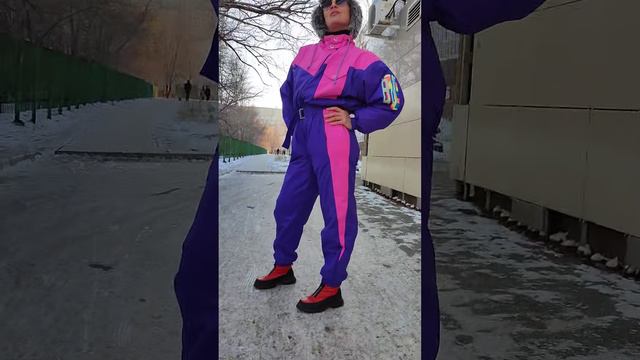 Зимний комбинезон. Винтаж! Ретро! 46 размер. 2950 руб