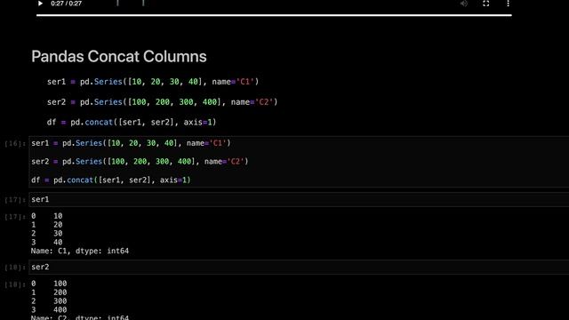 Visual Guide on Pandas Concat (from a Data Science PRO) смотреть онлайн