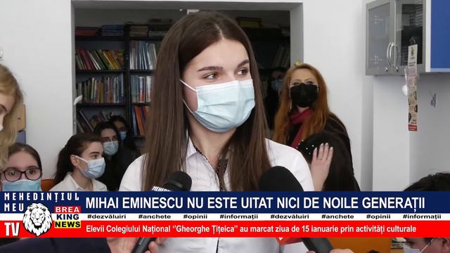 MIHAI EMINESCU NU ESTE UITAT NICI DE NOILE GENERAȚII смотреть онлайн