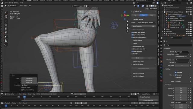 Anime Character Creation Part 01 Rigging with AutoRig Pro смотреть онлайн