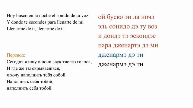 Алехандро Фернандес и Кристина Агилера - Hoy tengo ganas de ti. Транскрипция и перевод смотреть онлайн