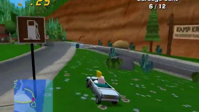 The Simpsons Road Rage: Mission Mode TAS смотреть онлайн