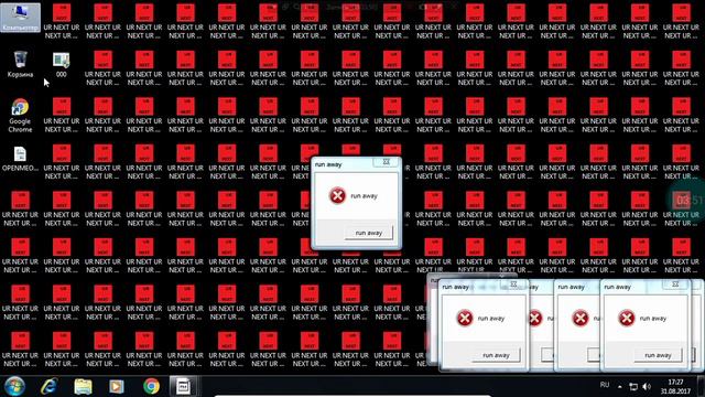 вирус Windows 7 что будет когда установить вирус