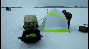 Транспортировка мотобуксировщика с модулем толкач. Поездка на рыбалку.